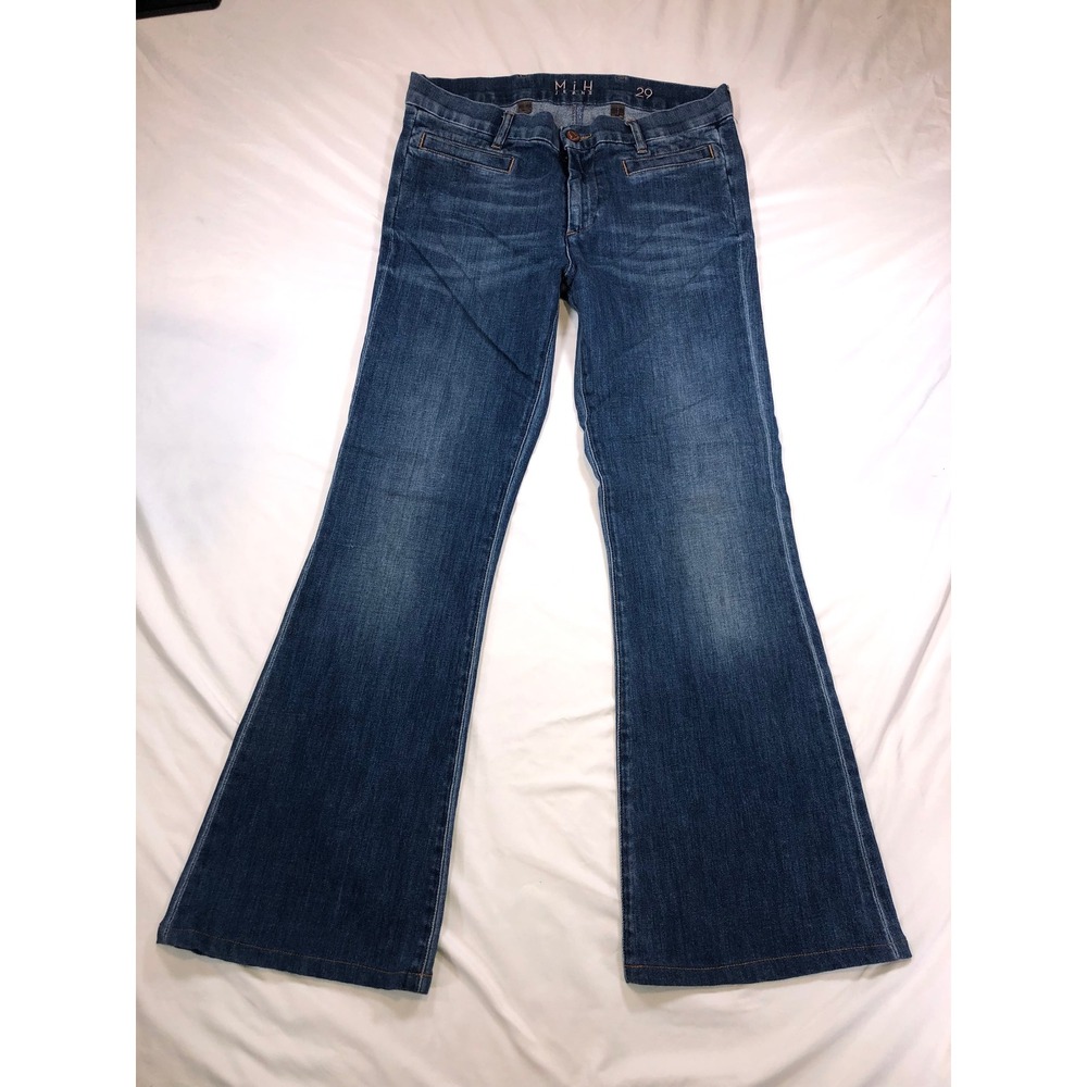 MiH Jeans Marrakesh High Rise Flare Jeans Sugar Blue WJ147SBB Size 29